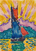 Zonsondergang - Paul Signac — weergave van het kunstwerk