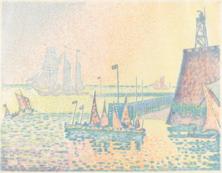 De avond - Paul Signac — weergave van het kunstwerk