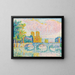 La Cité Paris - Paul Signac — ingelijst kunstwerk aan de muur