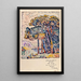 Landschap - Paul Signac — ingelijst kunstwerk aan de muur