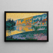 Les Andelys Zonsondergang - Paul Signac — ingelijst kunstwerk aan de muur