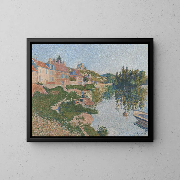 Les Andelys - Paul Signac — ingelijst kunstwerk aan de muur