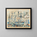 Marseille - Paul Signac — ingelijst kunstwerk aan de muur