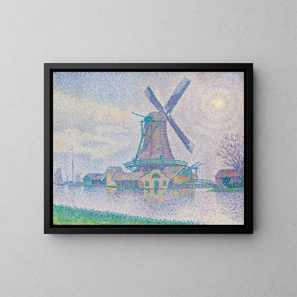 Moulin d'Edam - Paul Signac — ingelijst kunstwerk aan de muur