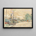Parijs, De Seine bij de Pont des Saints-Pères - Paul Signac — ingelijst kunstwerk aan de muur