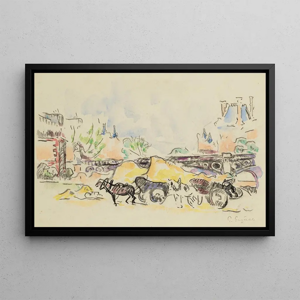Paul Signac - Paris le quai au Pont des SaintsPres.webp