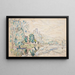 Petit Andely Château Gaillard - Paul Signac — ingelijst kunstwerk aan de muur