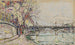 Pont des Arts - Paul Signac — weergave van het kunstwerk