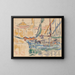 Saint-Tropez, de tartanes - Paul Signac — ingelijst kunstwerk aan de muur