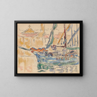 Paul Signac - SaintTropez Les tartanes.webp