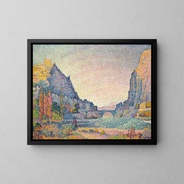 Sisteron - Paul Signac — ingelijst kunstwerk aan de muur
