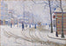 Sneeuw Boulevard de Clichy Parijs - Paul Signac — weergave van het kunstwerk