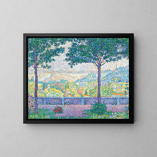 Terrasse de Meudon - Paul Signac — ingelijst kunstwerk aan de muur