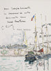 Terre-neuva l'ancre au large d'un port breton - Paul Signac — weergave van het kunstwerk