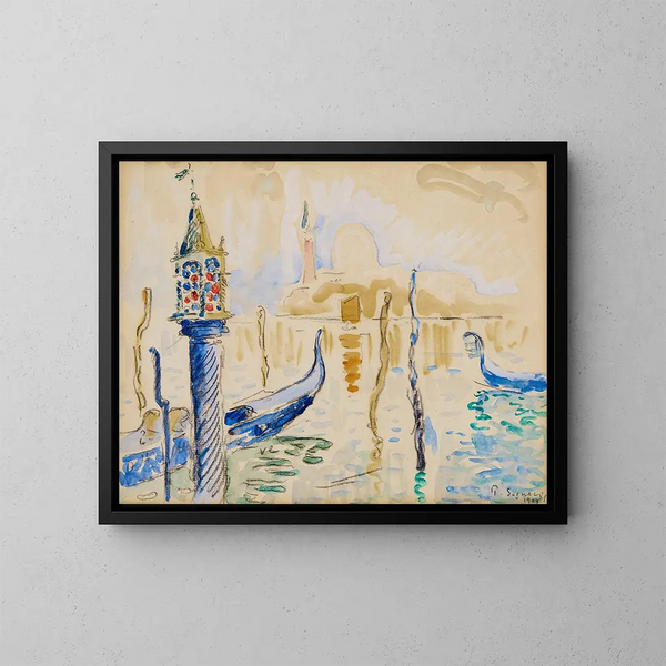 Fanal du Traghetto à Venise - Paul Signac — ingelijst kunstwerk aan de muur