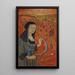 Bretonse Schilderij de sikkel in een veld met zwarte tarwe - Paul Sérusier — ingelijst kunstwerk aan de muur
