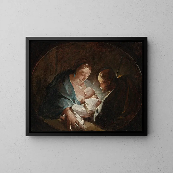 La Sainte Famille - Paul Troger — ingelijst kunstwerk aan de muur