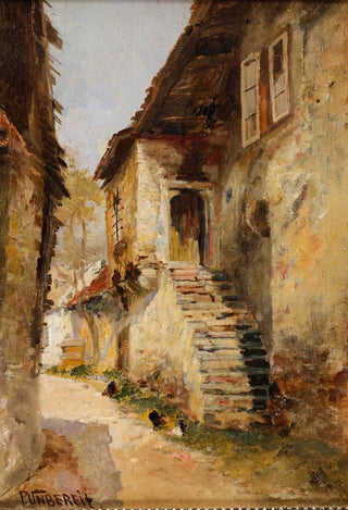 Paul Unbereit - Motiv aus Spitz an der Donau.webp