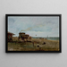 Landschap van Frans Platteland - Paul Vernon — ingelijst kunstwerk aan de muur