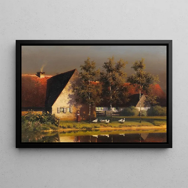 Paul Wilhelm KellerReutlingen - Die kleine Gnsehirtin.webp