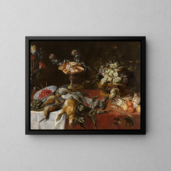 Natuurstudie - Paul de Vos — ingelijst kunstwerk aan de muur