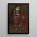 Jacques I of England - Paul van Somer — framed artwork on a wall