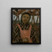 Meisje bij schemerlicht met een geruite blouse - Paula Modersohn-Becker — ingelijst kunstwerk aan de muur