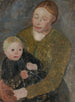 Moeder en kind - Paula Modersohn-Becker — weergave van het kunstwerk
