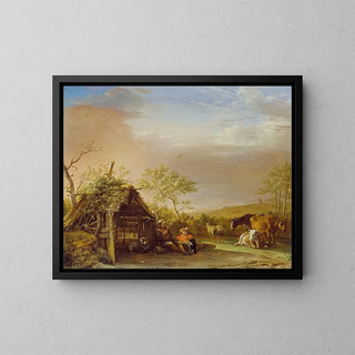 Paulus Potter - Herdsmen with their Cattle.webp
