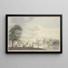 Delftse Schilderij op de Schie - Paulus van Liender — ingelijst kunstwerk aan de muur