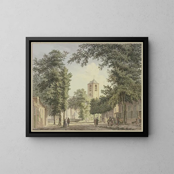 Lis in Haarlem - Paulus van Liender — ingelijst kunstwerk aan de muur