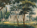 Een landhuis, misschien het landhuis van generaal Moreau in Morrisville, Pennsylvania - Pavel Petrovich Svinin — weergave van het kunstwerk