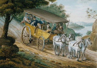 Pavel Petrovich Svinin - Travel by Stagecoach Near Trenton New Jersey.webp