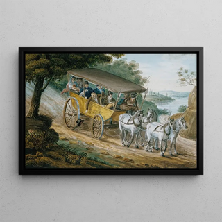 Pavel Petrovich Svinin - Travel by Stagecoach Near Trenton New Jersey.webp