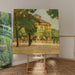 Reproduction of the painting Pavilion of Pleasure, Prater, Vienna - Carl Moll
