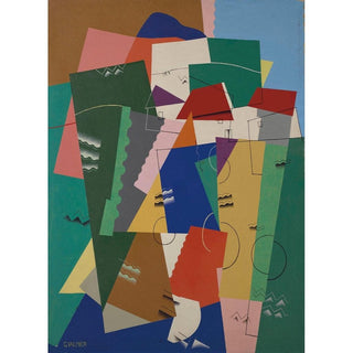 Paysage - Georges Valmier | Reproduction Tableau Décoration murale affiche copie