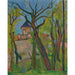 Reproductie van het schilderij Landschap met Sint-Bernard (Ain) - Suzanne Valadon