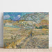 Reproductie van het schilderij Landschapschilderij in Saint-Rémy - Vincent van Gogh