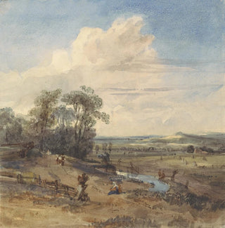 Paysage après Wynants au Louvre - William Callow