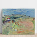 Reproductie van het schilderij Landschap met tarweveld en koeien - Raoul Dufy