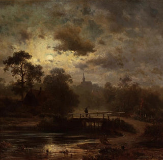 Paysage au clair de lune - Jules Dupré