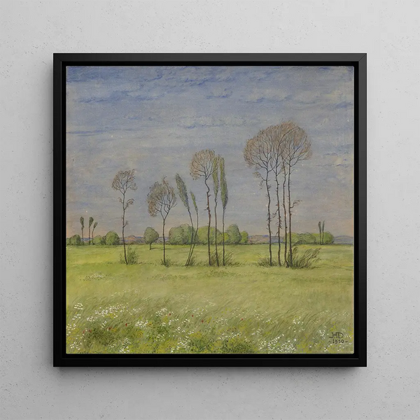 Paysage au printemps - Hermann Dumler