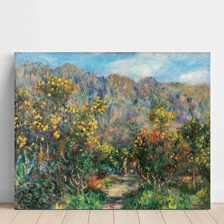 Paysage aux mimosas - Pierre-Auguste Renoir | Reproduction Tableau Décoration murale affiche copie