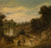 Landschap met Figuren - Theobald Michau — weergave van het kunstwerk