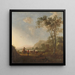 Landschap met herders en vee - Aelbert Cuyp — ingelijst kunstwerk aan de muur
