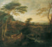 Landschap met grazende Khen - Josef Faistenberger — weergave van het kunstwerk