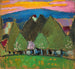 Landschap met bloemen - Alexej von Jawlensky — weergave van het kunstwerk