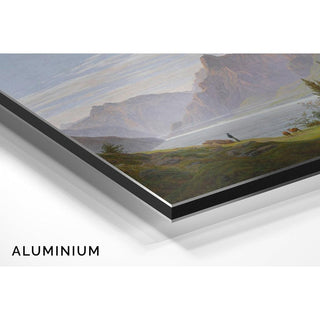 Paysage avec lac de montagne, matin - Caspar David Friedrich | Reproduction Tableau Décoration murale affiche copie