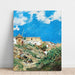 Reproduction of the painting Landscape painting with figure in Sagunto, Valencia - Joaquín Sorolla