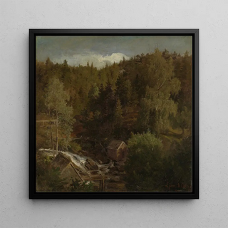Paysage avec un Moulin - Hans Gude